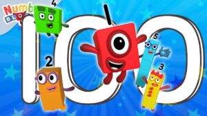 Counting Numbers Up to 100! 🌍 | 123 Learn to count | Numberblocks - Kingdom Kids Zone, Little Learners - Numberblocks