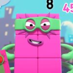 🐸 Playing Games! Wonderful Discoveries in Numberland 🌻 | 45 mins of Numberblocks | Learn to Count - Kingdom Kids Zone, Little Learners - Numberblocks