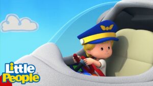 Paper Plane Rescue Mission! | Little People Mini Adventures | Kids Cartoons - Kids TV Series, Kingdom Kids Zone - Little People - Fisher Price
