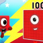 Numberblock 1 Vs 1,000 | 1 Hour Compilation | 123 Learn to Count Fun | Numberblocks - Kingdom Kids Zone, Little Learners - Numberblocks