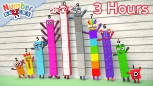 🌿Spring Fun Sums🌼🌈| 3 hours of Numberblocks full episodes | Maths for Kids | Learn to Count - Kingdom Kids Zone, Little Learners - Numberblocks