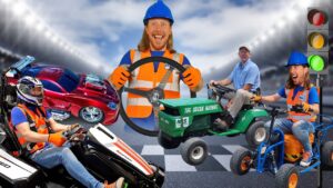 ποΈRacing Song for Kids ποΈ Race Cars and Race TracksποΈ - Kingdom Kids Zone, Sing With Me - Handyman Hal - Music for Kids
