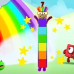 🌈Rainbow Hide and Seek🔍| Spot Numberblock 7 Half Term Fun! | Learn to count | Numberblocks - Kingdom Kids Zone, Little Learners - Numberblocks
