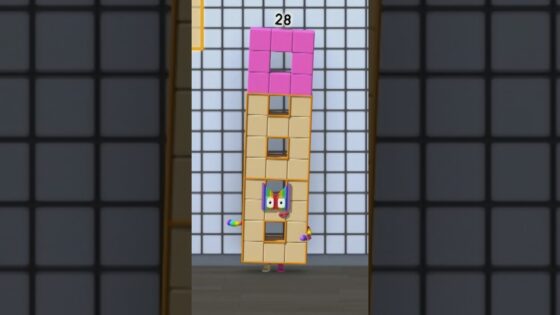 #shorts | Meet Numberblock Twenty-eight! | Counting for Kids | Maths Cartoons | @Numberblocks - Kingdom Kids Zone, Little Learners, Shorts - Numberblocks