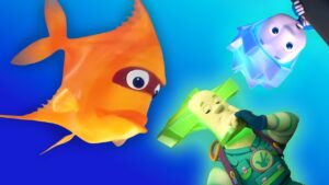 The Fish Are Hungry! | Cartoons for Kids | The Fixies - Kingdom Kids Zone, Little Learners - The Fixies
