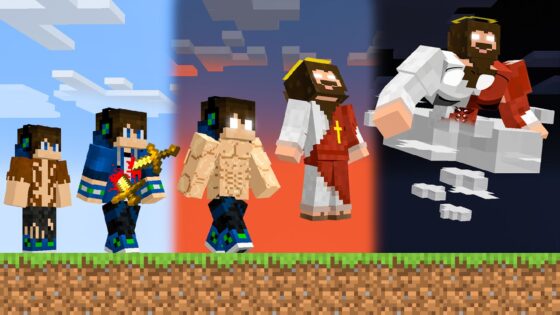 Minecraft, But I Become God - Gameplay, Kingdom Kids Zone, Minecraft - EYstreem
