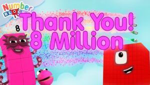 8 Million Subscribers!! π₯³ Thank you Number Fans! | Learn to count to 1,000,000 | @Numberblocks - Kingdom Kids Zone, Little Learners - Numberblocks