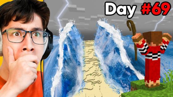 I Survived 100 DAYS as MOSES in Hardcore Minecraft - Gameplay, Kingdom Kids Zone, Minecraft - EYstreem