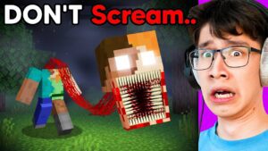 Minecraft, But If You Scream, It Gets More Scary - Gameplay, Kingdom Kids Zone, Minecraft - EYstreem