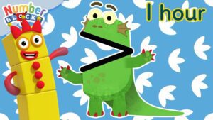 🔢Top Number Monsters and patterns!👾 | Dinosaur Day | Learn to Count | Numberblocks - Kingdom Kids Zone, Little Learners - Numberblocks