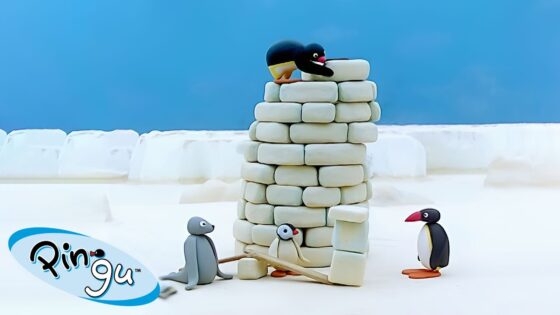 Pingu Builds a Tower 🐧 | Pingu – Official Channel | Cartoons For Kids - Kids (0-5), Kingdom Kids Zone - Pingu - Official Channel