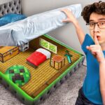 I Built a SECRET Minecraft Room You'd Never Find! - Gameplay, Kingdom Kids Zone, Minecraft - EYstreem
