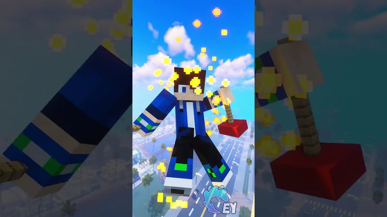 Climbing a Skyscraper in Minecraft… - Gameplay, Kingdom Kids Zone, Minecraft - EYstreem