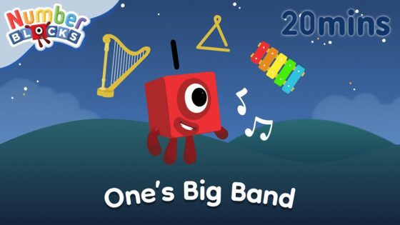 🌙📚 One's Big Band: 20 min Kids Bedtime Story Adventure✨| 123 Learn to count | Numberblocks - Kingdom Kids Zone, Little Learners - Numberblocks