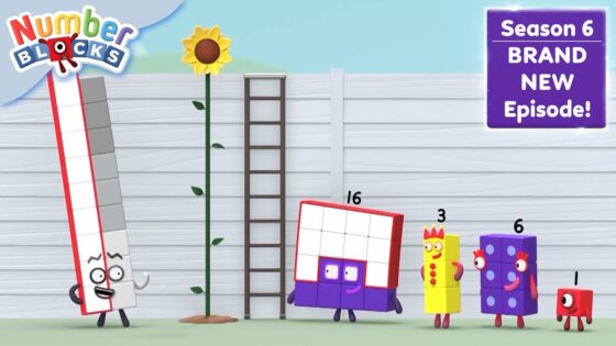 As tall as the sun | Series 6 | Learn to Count | @Numberblocks - Kingdom Kids Zone, Little Learners - Numberblocks