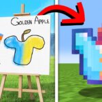 Any Item I Paint in Real Life, I Get in Minecraft - Gameplay, Kingdom Kids Zone, Minecraft - EYstreem