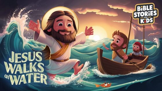Jesus Walks On Water I Bible Stories For Kids - Gameplay, Kingdom Kids Zone, Minecraft - Supernatural Kids