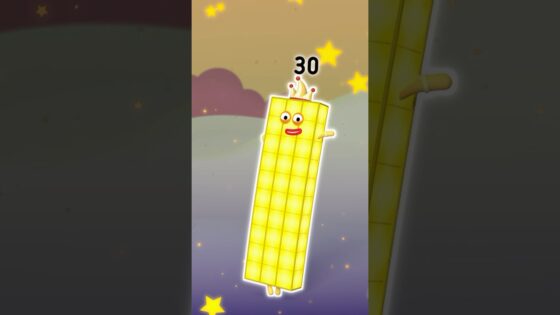 Meet Numberblock 30! | Counting for Kids | Maths Cartoons | @Numberblocks - Kingdom Kids Zone, Little Learners, Shorts - Numberblocks