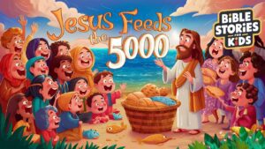 Jesus Feeds The 5,000 I Bible Stories For Kids - Gameplay, Kingdom Kids Zone, Minecraft - Supernatural Kids