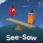 🌄🔍See-Saw: 15 min Kids Bedtime Story Adventure✨| 123 Learn to count | Numberblocks - Kingdom Kids Zone, Little Learners - Numberblocks