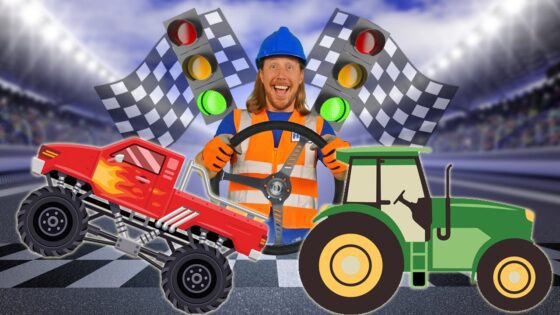 Trucks and Tractors Songs for Kids – Music for Tddlers - Kingdom Kids Zone, Sing With Me - Handyman Hal - Music for Kids