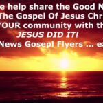 50 FREE "Jesus Did It!" Gospel Flyers Simply For The Asking ‣ Witness21