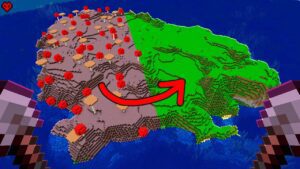 Transforming a Mushroom Island - Gameplay, Kingdom Kids Zone, Minecraft - CringyGull