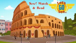Watch & Read @LetsGoSee – The Creaky Colosseum | Full Episode | Cartoons for Kids - Kingdom Kids Zone, Little Learners - Let's Go See