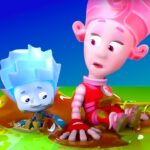 Stuck in the oil! | The Fixies | Cartoon for kids - Kingdom Kids Zone, Little Learners - The Fixies