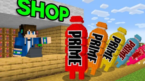 Minecraft, But I Open a Prime Shop - Gameplay, Kingdom Kids Zone, Minecraft - EYstreem