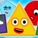 Explore Shapes Compilation for Kindergarten 🟡🟩 123 Learn to Count | Counting Maths | Numberblocks - Kingdom Kids Zone, Little Learners - Numberblocks
