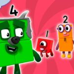 Three Little Pigs | Full Episode – S1 E8 | Numberblocks (Level 1 – Red 🔴) - Kingdom Kids Zone, Little Learners - Numberblocks