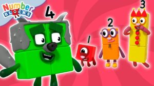 Three Little Pigs | Full Episode – S1 E8 | Numberblocks (Level 1 – Red 🔴) - Kingdom Kids Zone, Little Learners - Numberblocks