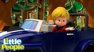 Little People Mini Adventures | Eddie's New SPORT Car! | Kids Cartoons - Kids TV Series, Kingdom Kids Zone - Little People - Fisher Price
