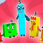 Off We Go | Full Episode – S1 E9 | Numberblocks (Level 1 – Red 🔴) - Kingdom Kids Zone, Little Learners - Numberblocks