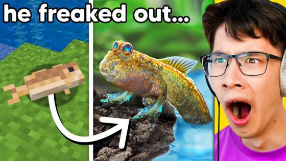 I Killed My Friends Minecraft Walking Fish, So I Got One in Real Life - Gameplay, Kingdom Kids Zone, Minecraft - EYstreem