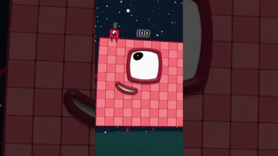 Meet One Hundred | 123 Learn to Count | Maths cartoons | Numberblocks #shorts - Kingdom Kids Zone, Little Learners, Shorts - Numberblocks