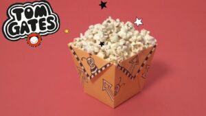 Make A Popcorn Box | The Brilliant World Of Tom Gates | Make It | Funny Cartoons For Kids - Kids (6-9), Kingdom Kids Zone - Tom Gates Brilliant World