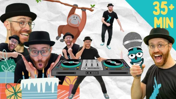 Dance workout Compilation | Happy Birthday, DJ Dance, DJ Says & more! 🌟 | DJ Raphi | Songs for Kids - Kingdom Kids Zone, Sing With Me - DJ Raphi
