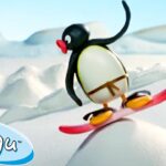 Robby Surfing the Snow! 🐧 | Pingu – Official Channel | Cartoons For Kids - Kids (0-4), Kingdom Kids Zone - Pingu - Official Channel