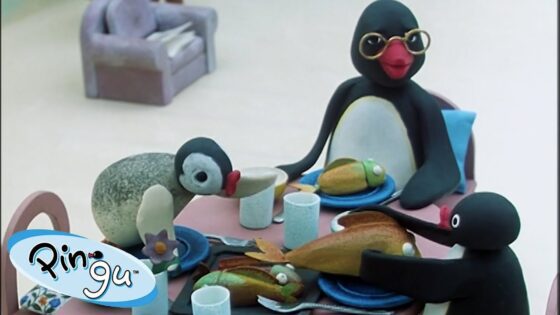 Pingu and Grandpa's Tasty Dinner! 🐧 | Pingu – Official Channel | Cartoons For Kids - Kids (0-5), Kingdom Kids Zone - Pingu - Official Channel