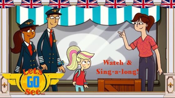 Watch & Sing-a-long to this song all about London. | Music | Songs | Cartoons for Kids |@LetsGoSee - Kingdom Kids Zone, Little Learners - Let's Go See