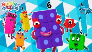 Pretty Pattern and Painting by Numbers! 🌀🖌️ | Learn Colourful Maths and Counting | Numberblocks - Kingdom Kids Zone, Little Learners - Numberblocks