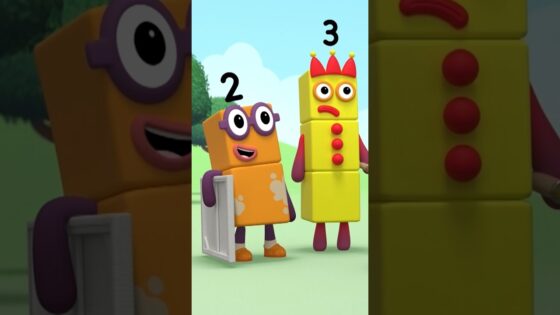 Back to School Counting Fun: Colourful Painting Numbers – Part 1 | Number Two | Numberblocks - Kingdom Kids Zone, Little Learners, Shorts - Numberblocks