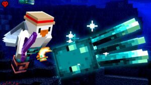 Extinguishing the Glow Squid Population - Gameplay, Kingdom Kids Zone, Minecraft - CringyGull
