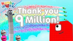 9 Million Subscribers!! π₯³ Thank you Number Fans! | Learn to count to 1,000,000 | @Numberblocks - Kingdom Kids Zone, Little Learners - Numberblocks