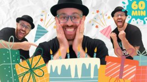 Happy Birthday To You | Happy Birthday Party song | Songs for kids | 60 min - Kingdom Kids Zone, Sing With Me - DJ Raphi
