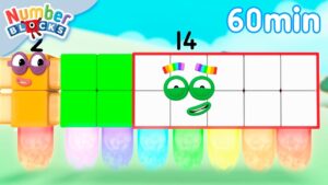 Back to School Summer Sums | 60 min compilation – Full episodes | Learn to Count | Numberblocks - Kingdom Kids Zone, Little Learners - Numberblocks