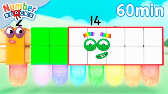 Back to School Summer Sums | 60 min compilation – Full episodes | Learn to Count | Numberblocks - Kingdom Kids Zone, Little Learners - Numberblocks