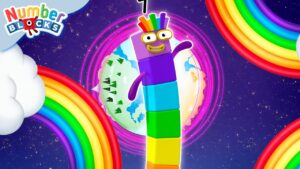 Rainbows, Colourful Maths and Shapes | 123 – Learn to Count | Numberblocks - Kingdom Kids Zone, Little Learners - Numberblocks